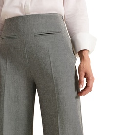 Dilly Mid-Rise Wide Leg Trousers