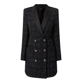 Dansian Mini Tweed Tuxedo Dress