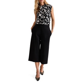 Lori Cropped Wide-Leg Culottes