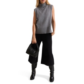 Lori Cropped Wide-Leg Culottes