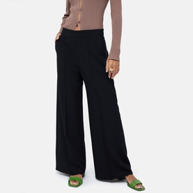 Modern Crepe Sailor Trousers