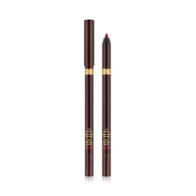 TOM FORD Runway Lip Pencil in deep burgundy-red, 1.2g lip liner shown capped and uncapped with gold-tone band detail