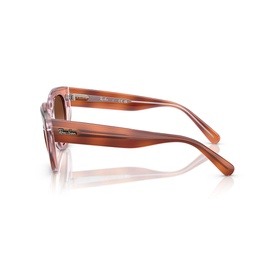 Ray-Ban Polar Square Sunglasses RB2286 in brown tortoiseshell propionate frame, full rim, side profile view