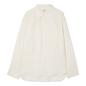 Relaxed Habotai Silk Shirt