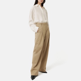Relaxed Habotai Silk Shirt