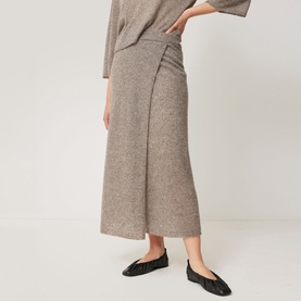 Soft Gauzy Knit Skirt