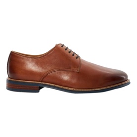 Stanleyy Natural Wood Sole Gibson Wide Fit Shoes