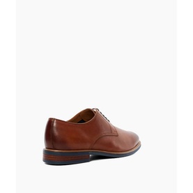 Stanleyy Natural Wood Sole Gibson Wide Fit Shoes