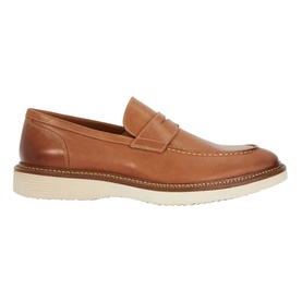 Blacklock Rubber Sole Penny Trim Loafers