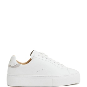 Francesca Leather Low-Top Trainers