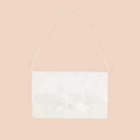Bow Embellished Communion Bag