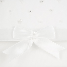 Bow Embellished Communion Bag