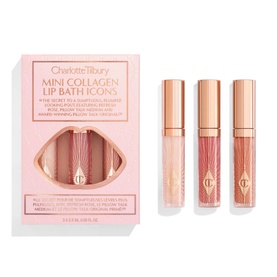 Mini Collagen Lip Bath Icons Set