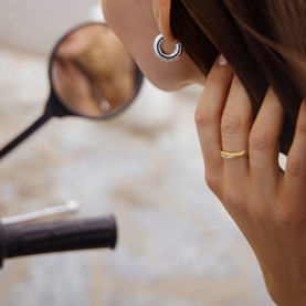 Chubby Mini Hoop Earrings