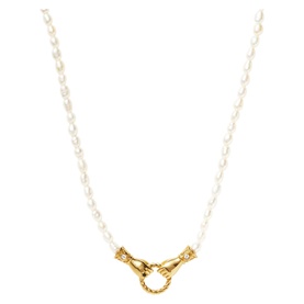 Harris Reed In Good Hands Pearl Necklace
