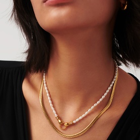 Harris Reed In Good Hands Pearl Necklace