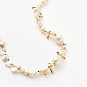 Mixed Pearl Beaded Necklace