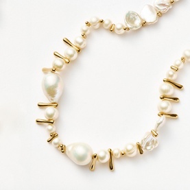 Mixed Pearl Beaded Necklace