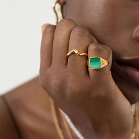 Molten Wave Stacking Ring