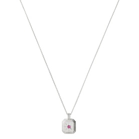 October Birthstone Pendant Necklace