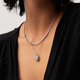 October Birthstone Pendant Necklace