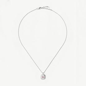 October Birthstone Pendant Necklace