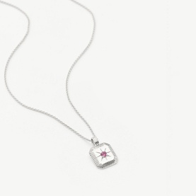 October Birthstone Pendant Necklace