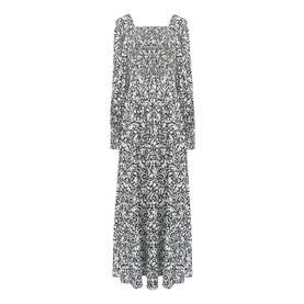 Floral Shirred Dress