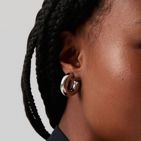 Chubby Medium Hoop Earrings