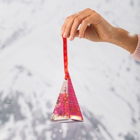 Pure Silk Skinny Scrunchie Ornament - Aggie