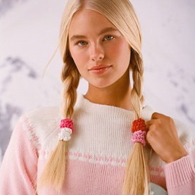 Pure Silk Skinny Scrunchie Ornament - Aggie