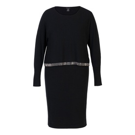 Layered Diamante-Detail Dress