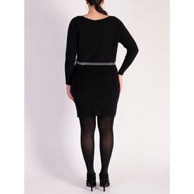 Layered Diamante-Detail Dress