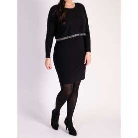 Layered Diamante-Detail Dress