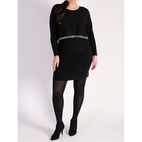 Layered Diamante-Detail Dress
