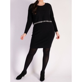 Layered Diamante-Detail Dress