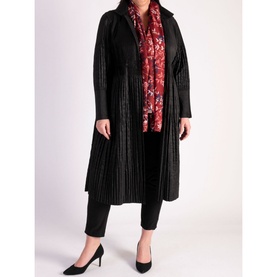 Lightweight Pleated Cardigan