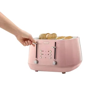 Eclettica Kettle and Toaster Pink Set