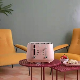 Eclettica Kettle and Toaster Pink Set