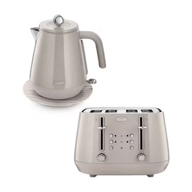Eclettica Kettle and Toaster Beige Set