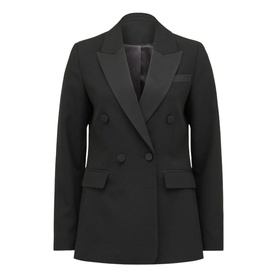 Elliott Double-Breasted Tuxedo Blazer