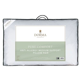 Pure Comfort Anti-Allergy Medium Support Pillow Pair