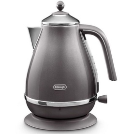 Icona Metallics Kettle and Toaster Grey Set