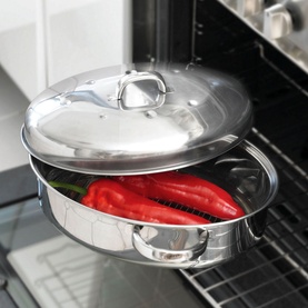 Oval Roaster with Rack