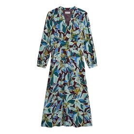 Lea Printed Flared Dress