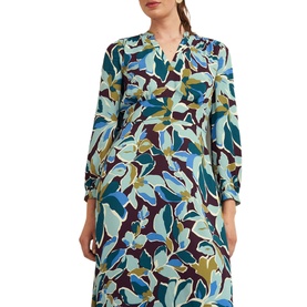 Lea Printed Flared Dress