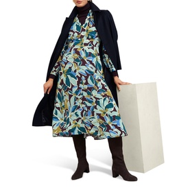 Lea Printed Flared Dress