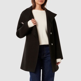 Lola Belted Peacoat