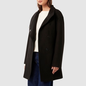 Lola Belted Peacoat