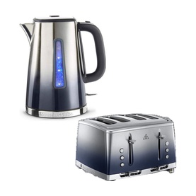Eclipse Kettle and Toaster Set Blue